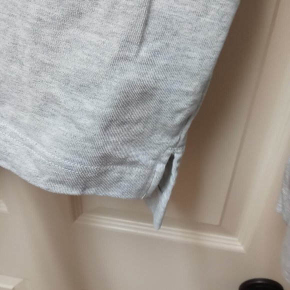 Mens Nike Swoosh Spell Out Long Sleeve Polo Rugby Shirt Size Large Vintage Y2K - Picture 5 of 10